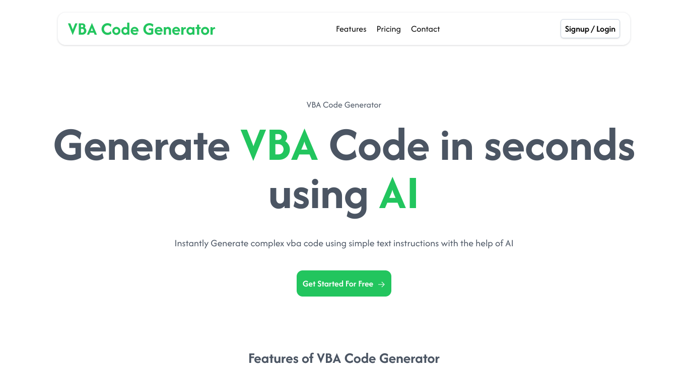 VBA Code Generator Review