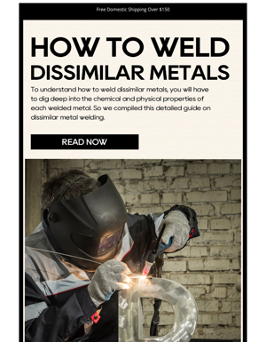 How To Weld Dissimilar Metals