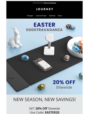 🐰Egg-citing Easter Sale: Get 20% Off Your Entire Order!💥