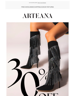30% OFF BOOTS - One Week Only!