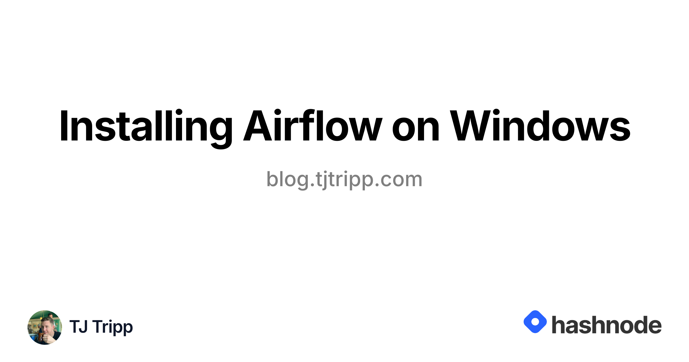 Install Airflow On Windows