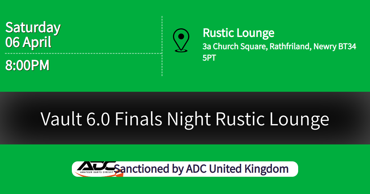 Vault 6.0 Finals Night Rustic Lounge