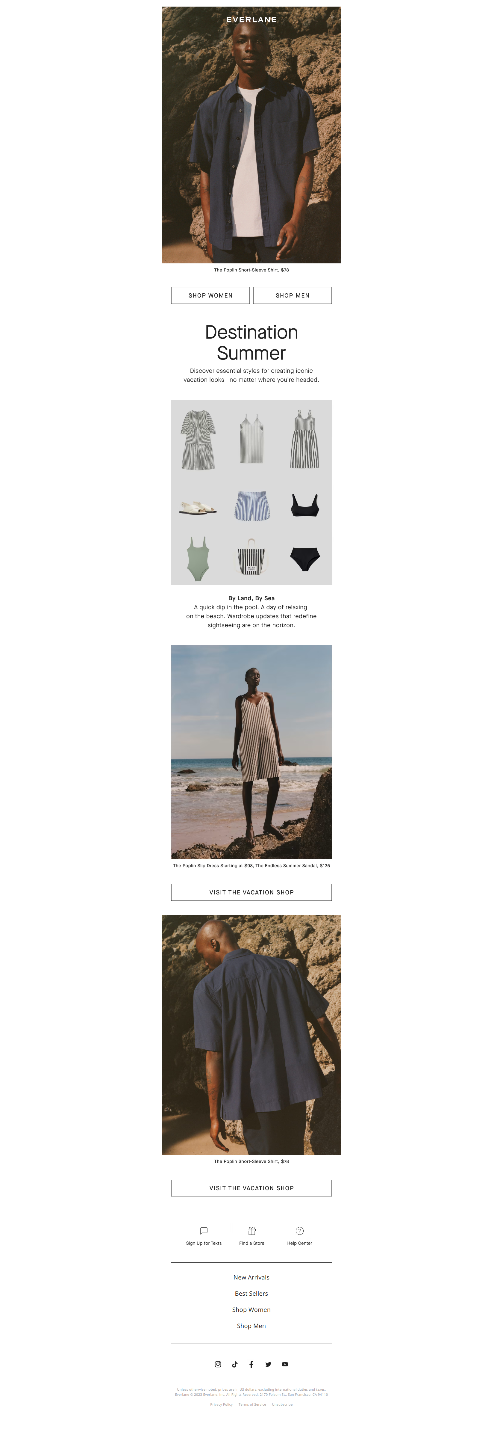 Your Vacation Style Awaits - Everlane Newsletter