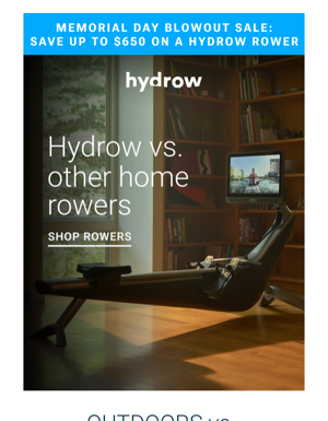 Hydrow Vs. The Competition. Not All Rowing Machines Are Created Equal