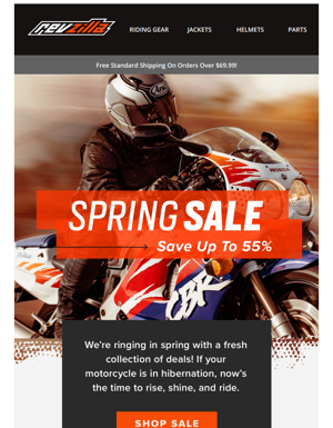 Up To 55% Off Spring Sale!