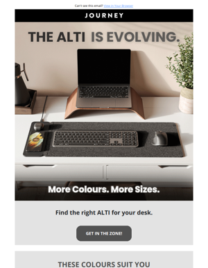 New Colours And Sizes For The ALTI Desk Mat!