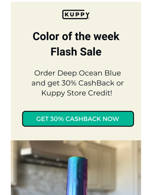 Kuppy Color Of The Week Flash Sale