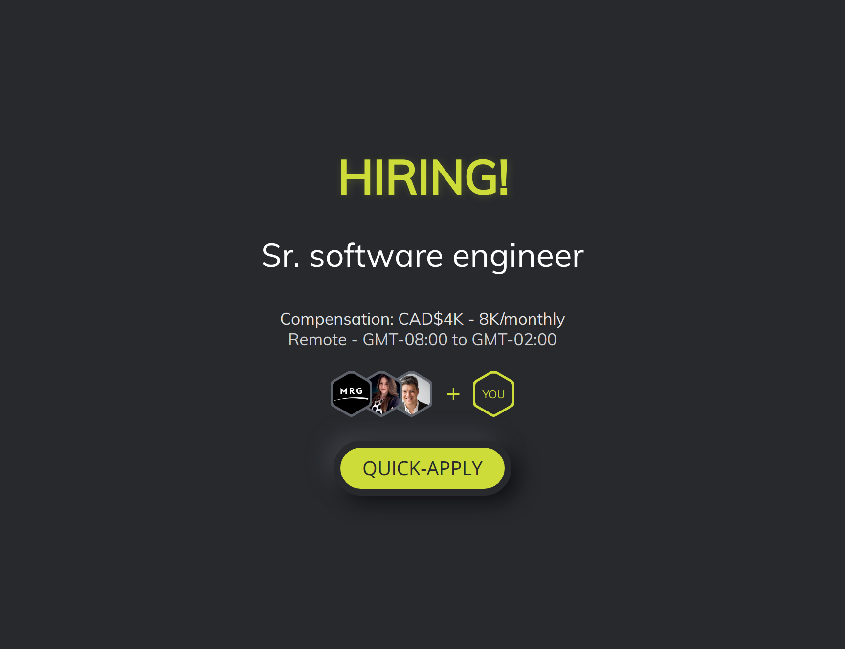 Sr. software engineer