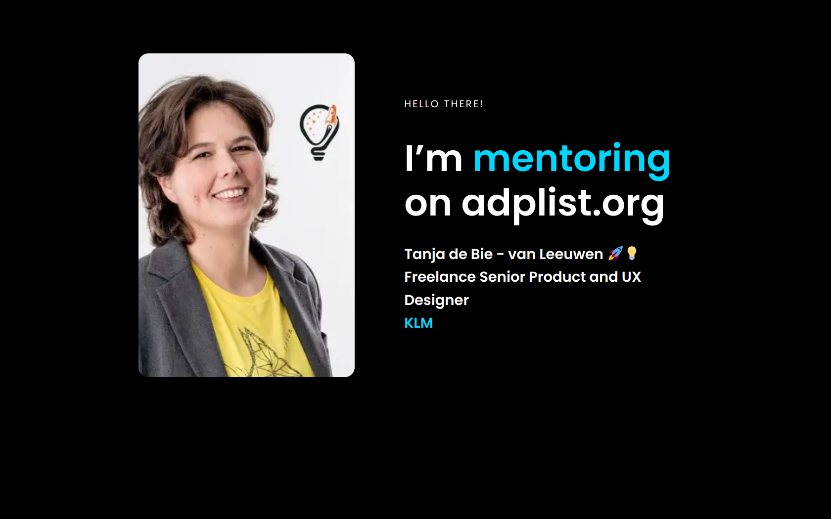 Tanja de Bie - van Leeuwen - ADPList