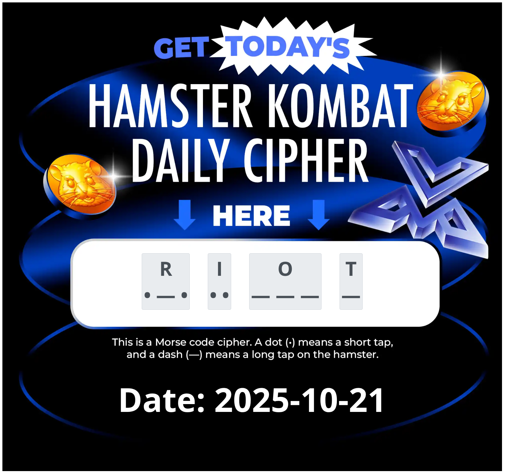 Today’s Hamster Kombat Daily Cipher Code