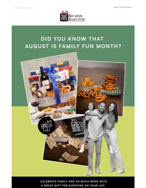 August Is Family Fun Month!