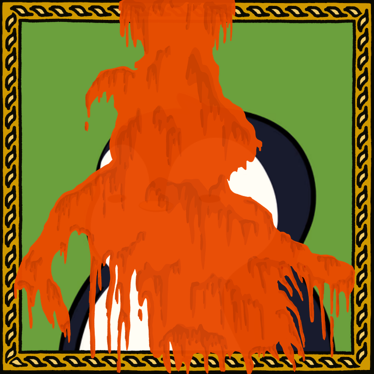 Pudgy Penguin #6873, Splatted, 2022