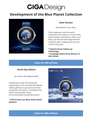 7th Anniversary & The Blue Planet Collection Development