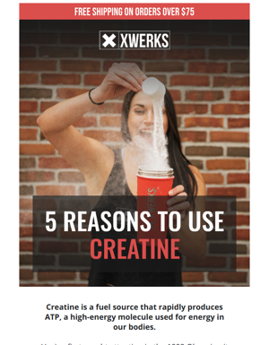 5 Reasons To Use Creatine