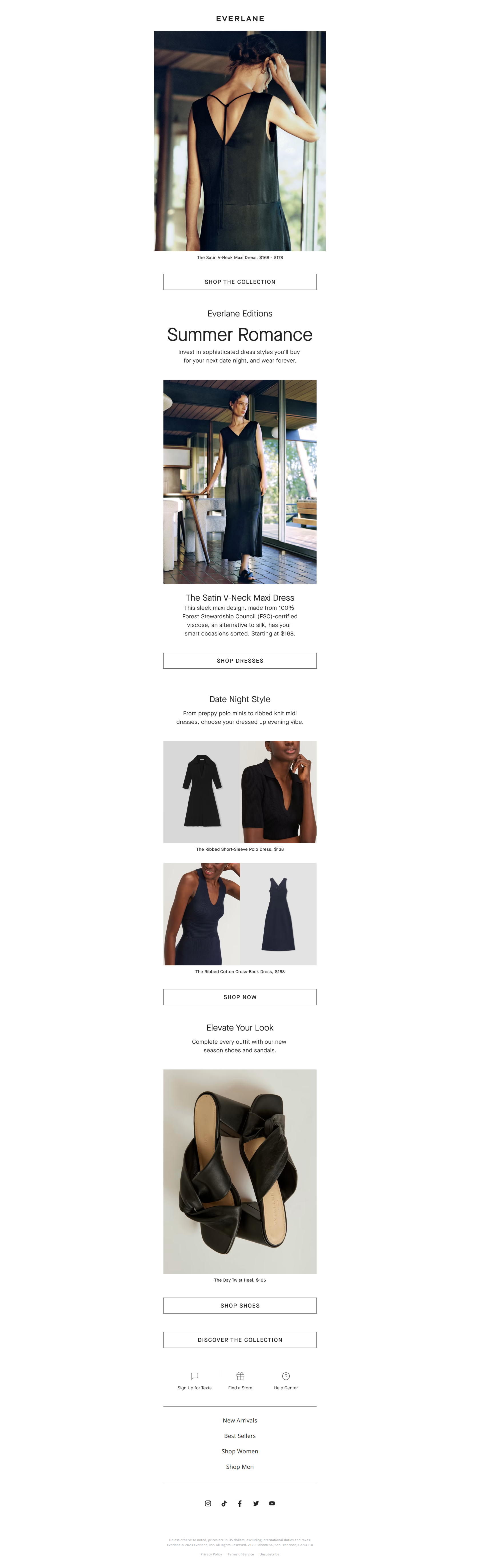 On Date Night We Wear... - Everlane Newsletter