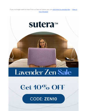 Lavender Zen: 10% Off