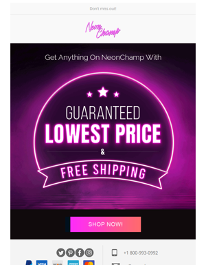 Free Shipping = More Savings! 😍