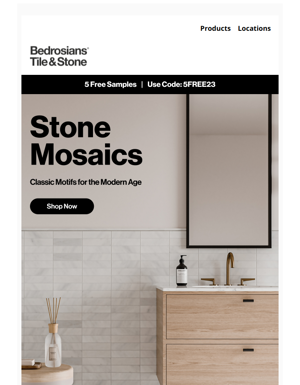 Make A Statement With Stone Mosaics