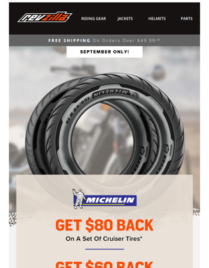 Who Doesn’t Love Motorcycle Tires & Free Money?