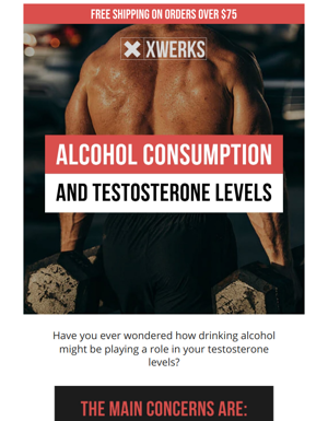 Alcohol Consumption And Testosterone Levels