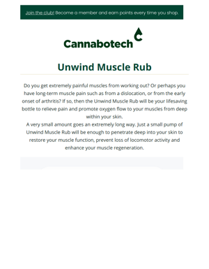 Everything You Need To Know About Unwind Muscle Rub