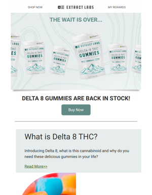 Delta 8 Gummies Are Back In Stock🥳