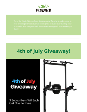 4th Of July Giveaway! Different Perspectives On Training That You Should Know To Better Approach It. New Product Launch. Workout Song Recommendation.