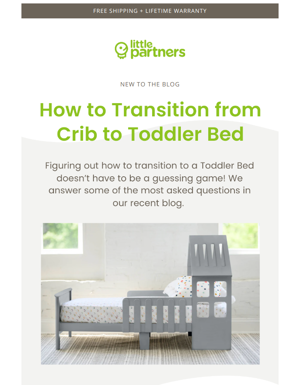 Tips For The Crib To Toddler Bed Transition