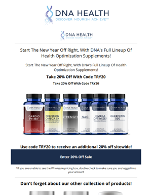Start The Year Off Right With DNA Health