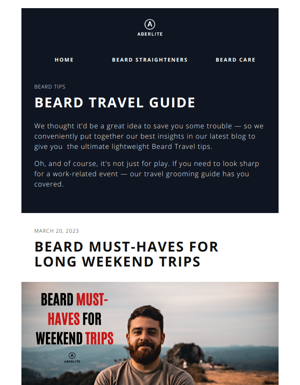 Beard Must-Haves For Weekend Trips