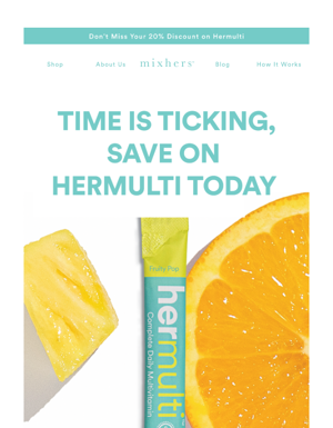20% Off Hermulti For A Limited Time