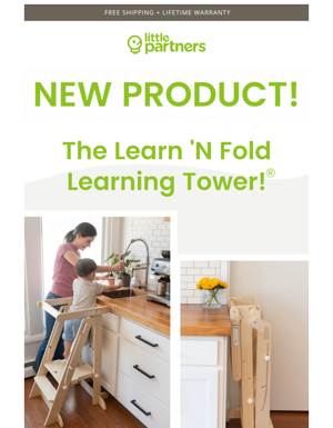 The Wait Is Over! The FOLDING Learning Tower® Is Here! 😱