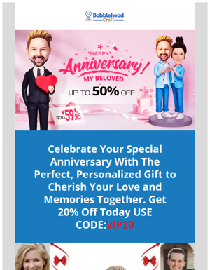 Re: Anniversary Surprise: Shop Now And Save 20% On Your Gift!