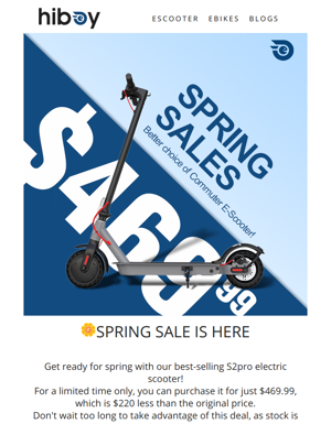 🚨$469.99- S2pro E-scooter Price Drop Now!