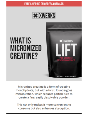 What Is Micronized Creatine?