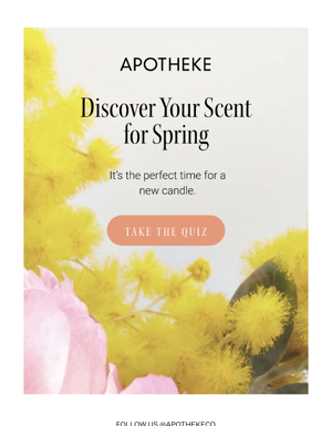 Discover Your Scent For Spring