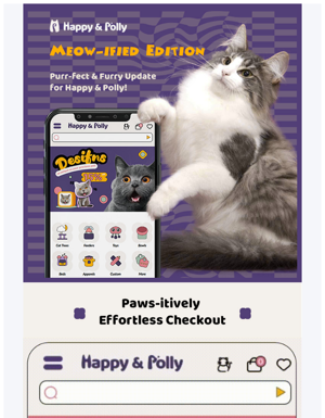🎉Meow-ified Edition For Happy & Polly Website✨