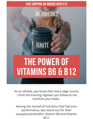 The Power Of B6 & B12 For Your Athletic Performance