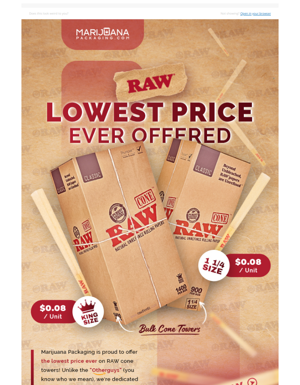The Lowest Prices Ever On RAW 😱