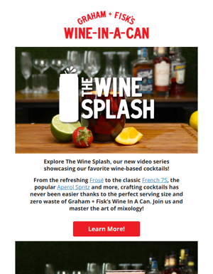 🍹🍷 Introducing The Wine Splash! 🍹🍷