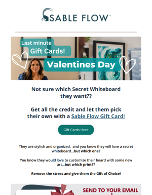 Not Sure Which? Give The Gift Of Choice On Valentines Day!