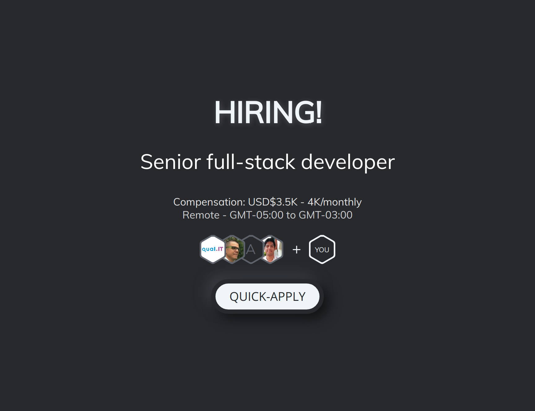 Senior full-stack developer