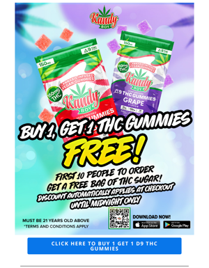 🚨 ALERT! Buy 1 Get 1 Gummies FREE! 🚨