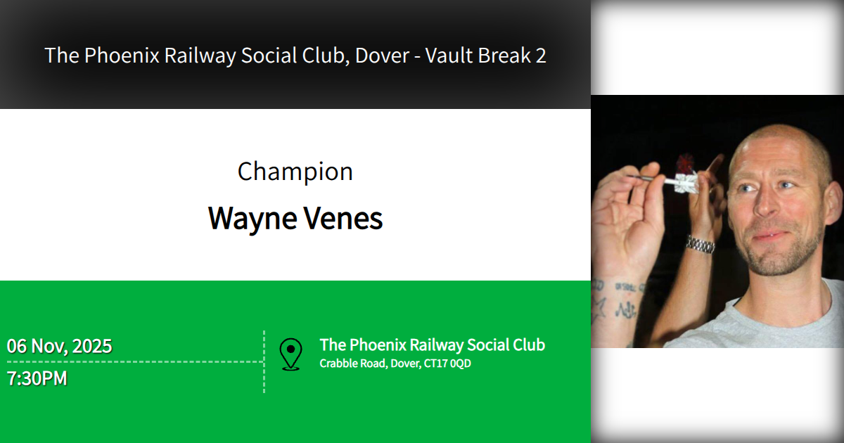 The Phoenix Railway Social Club Dover Vault Break 2 the-phoenix-railway-social-club-dover-vault-break-2