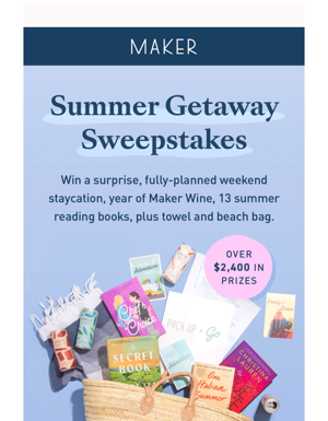Your Chance To Win BIG… ☀️📘🍷