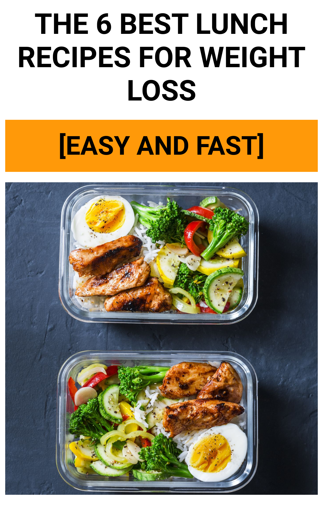 The 6 Best Lunch Recipes for Weight Loss [easy and fast] | RunnerGuru