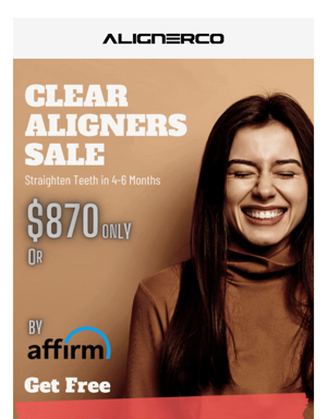 Clear Aligners $73/month Only!! Way To Straightened Teeth!!