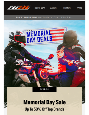 The Memorial Day Sale Is ON!