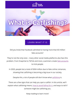 Have You Been Catfished Before??