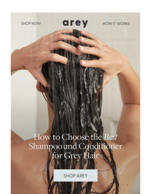 What's The Best Shampoo And Conditioner For Grey Hair?